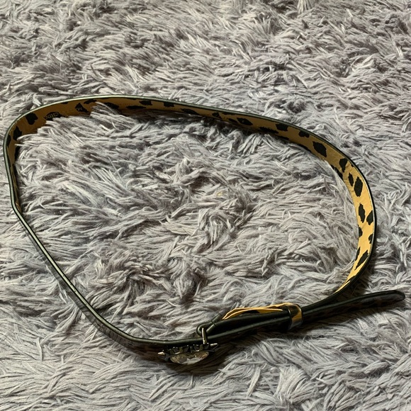 Betsey Johnson heart leopard belt - Picture 2 of 4